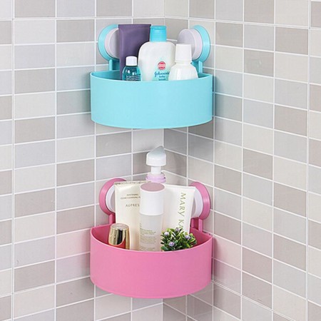 Plastic Corner Triangle Shelf(2pcs)- 2603