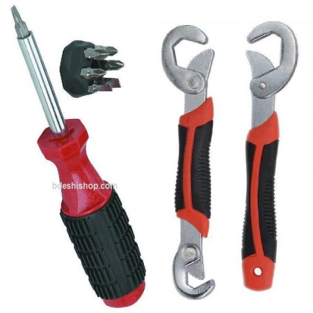 Snap & Grip with 6 in 1 heavy Screwdriver Set-2531