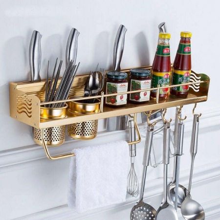 Golden Kitchen Shelf-1127