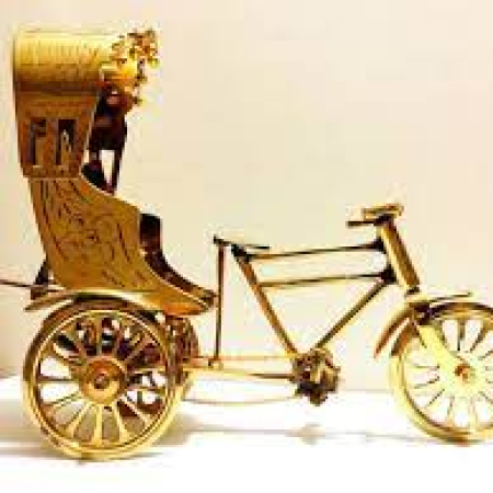 Brass rickshaw