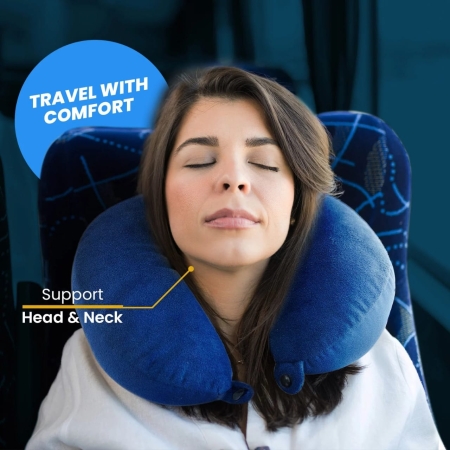 Travel neck pillow