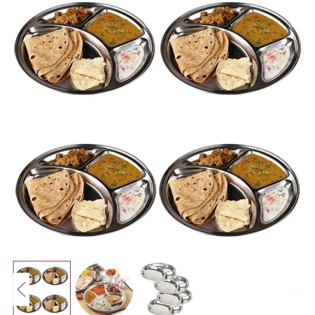 270 g weight 4 pcs four chamber platter