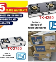 Auto Glass Gas Stove (Made in India).