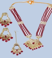 Indian Gold Plated Jewelry Set For Women K03