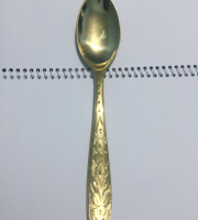 brass soap spoon