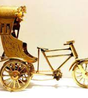 Brass rickshaw