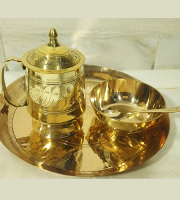 Brass Dinner set