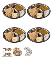 270 g weight 4 pcs four chamber platter