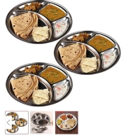 270 g weight 3 pcs four chamber platter